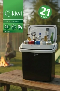 KIM-4752 Oto Buzdolabı | 21 L & 12V DC & Termoelektrik & Sessiz Çalışma